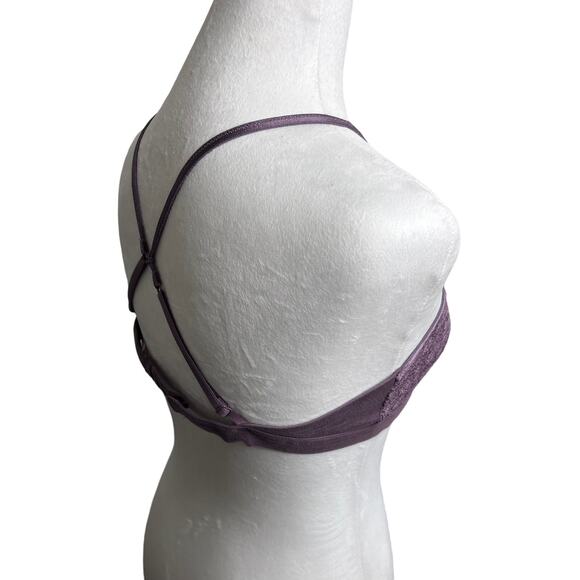 Victoria`s Secret NWOT Dusty Rose Bralette Halter M - Picture 4 of 9